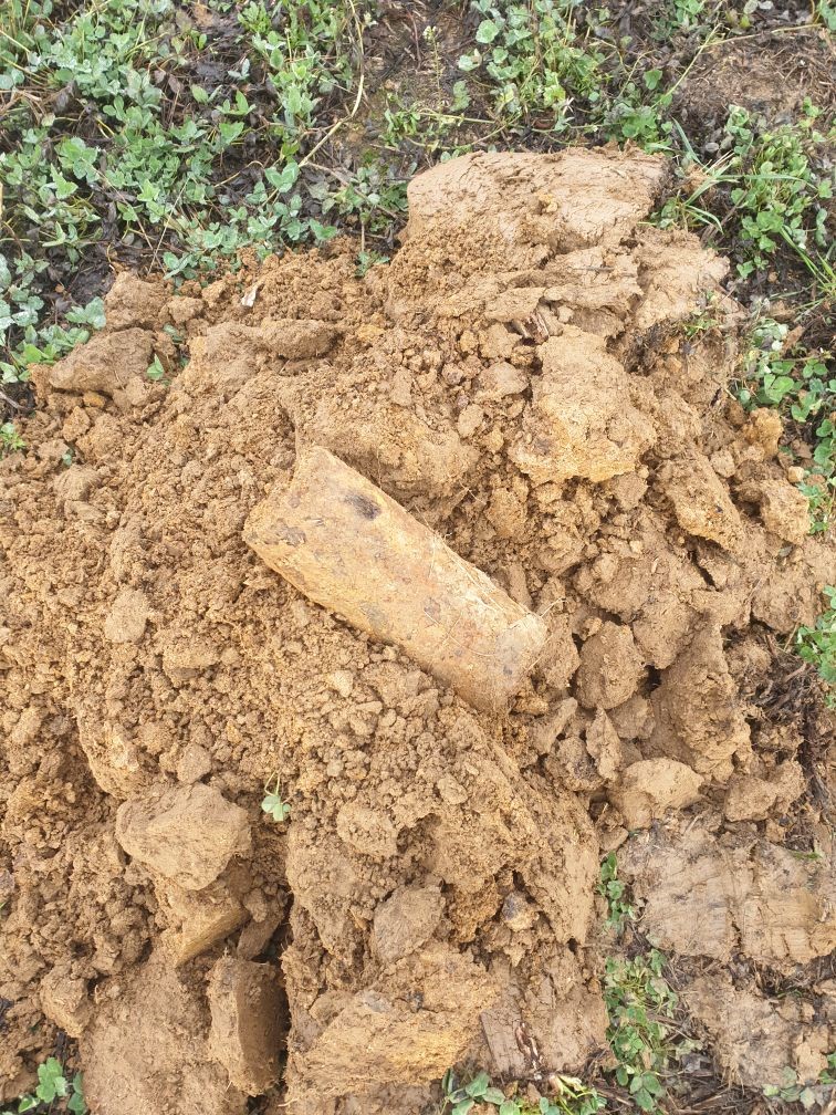 105 mm šrapnelový delostrelecký granát